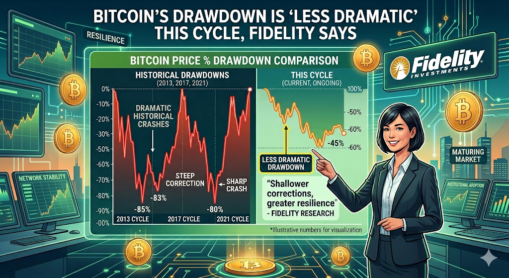 Penurunan Bitcoin di Siklus Ini Lebih Ringan, Tanda Pasar Semakin Matang