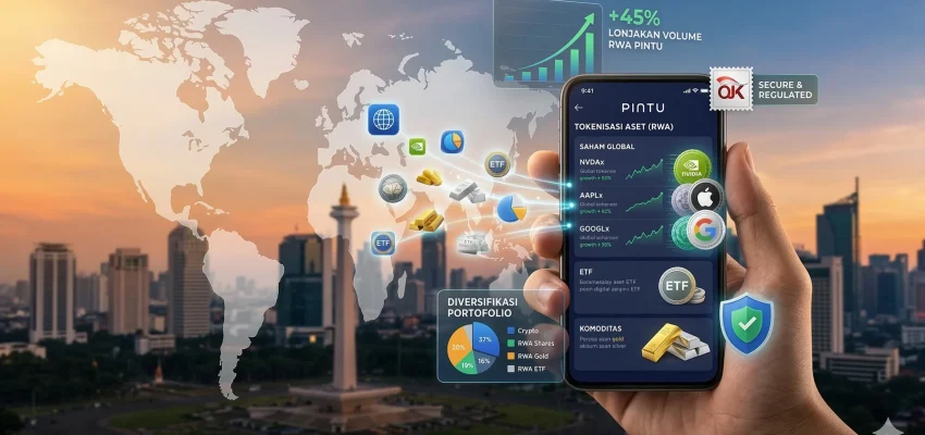 Tren Investor Kripto Mulai Diversifikasi, PINTU Tambah 30 Produk Tokenisasi Aset